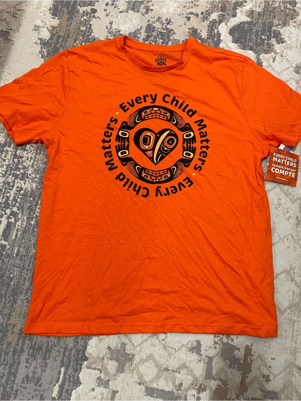 Every Child Matters Graphic Tee - Orange Short Sleeve